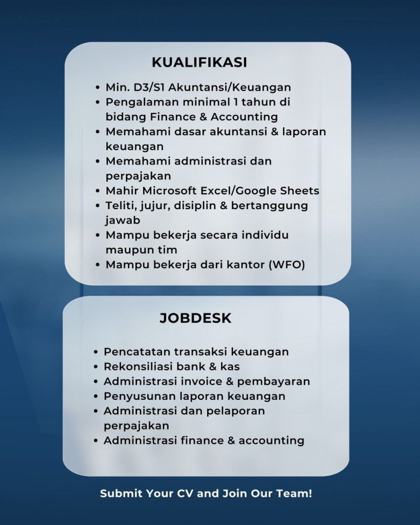Poster lowongan LOKER JOGJA