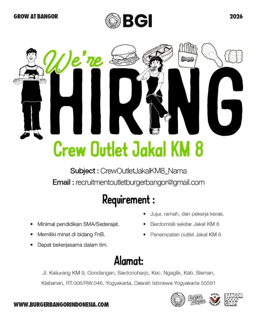 Poster lowongan BGI