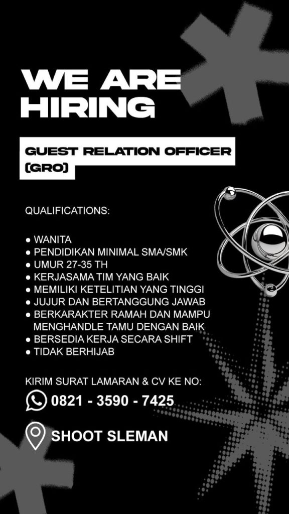Poster lowongan SHOOT