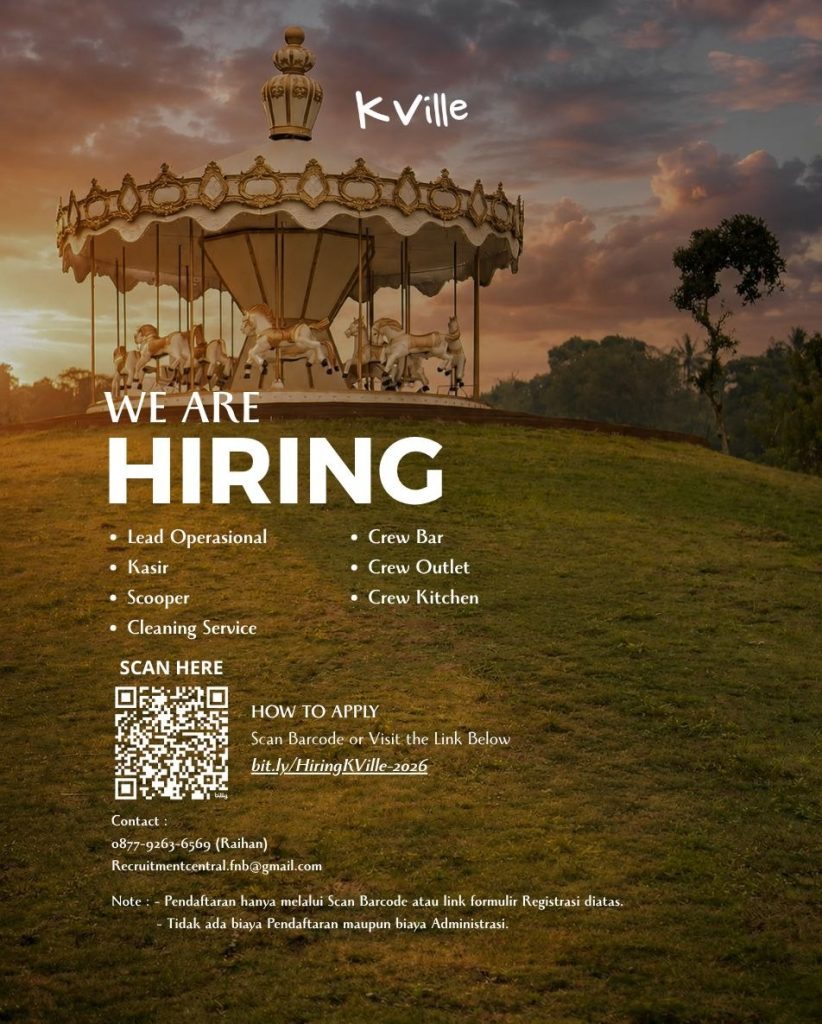 Poster lowongan Kville