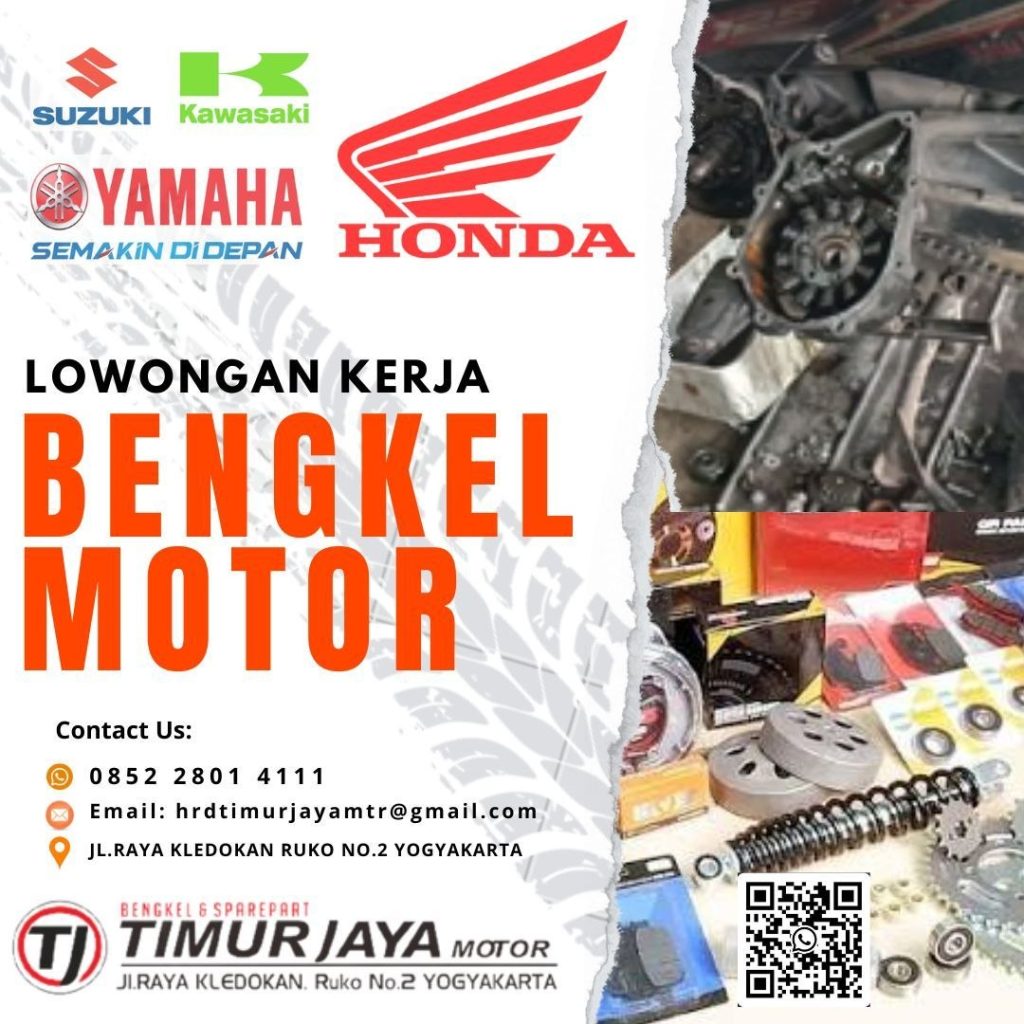 Poster lowongan Timur Jaya Motor