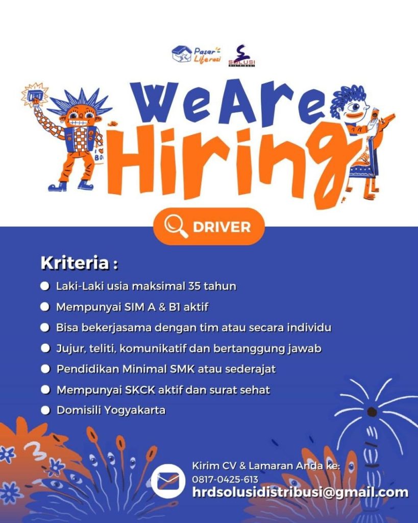 Poster lowongan Solusi Distribusi