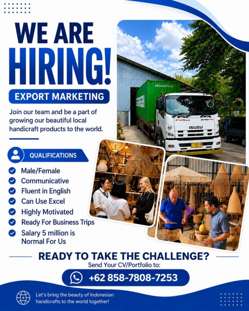 Poster lowongan LOKER JOGJA