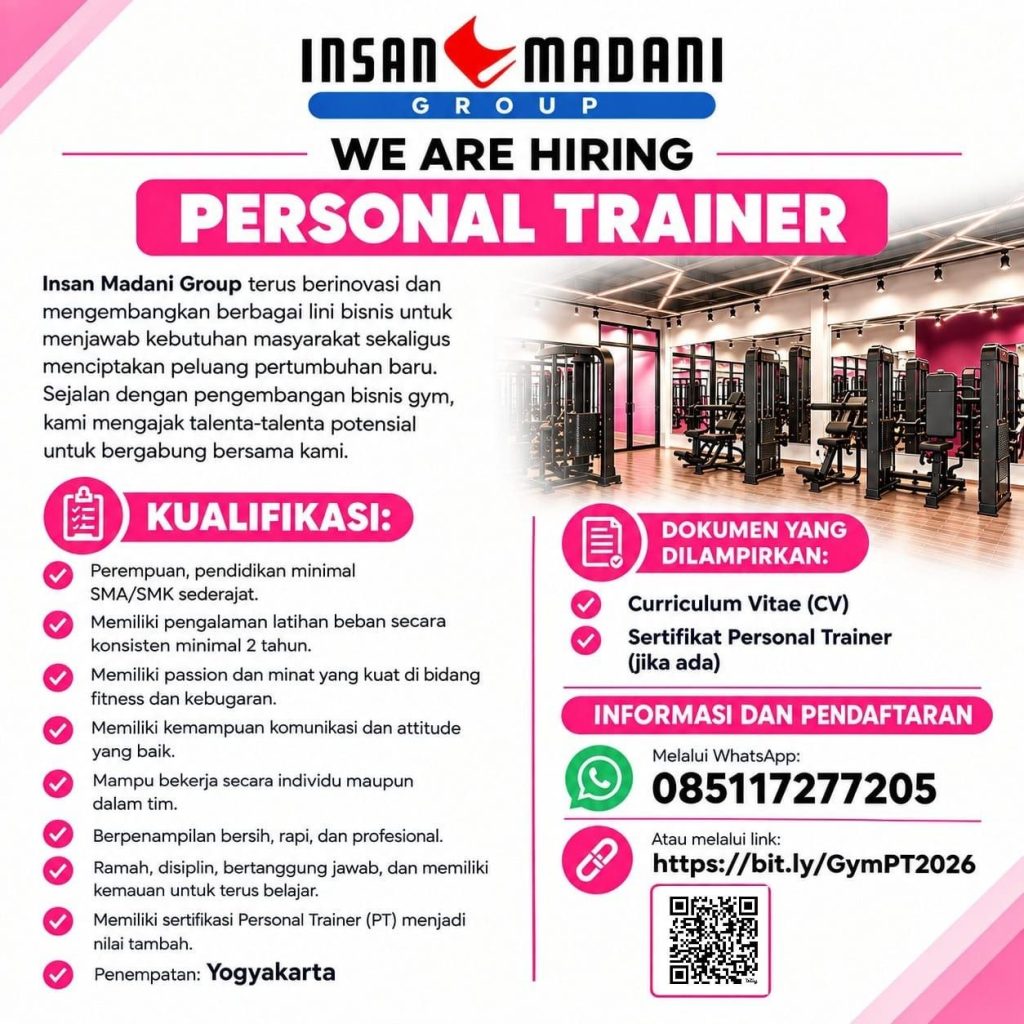 Poster lowongan Insan Madani Group