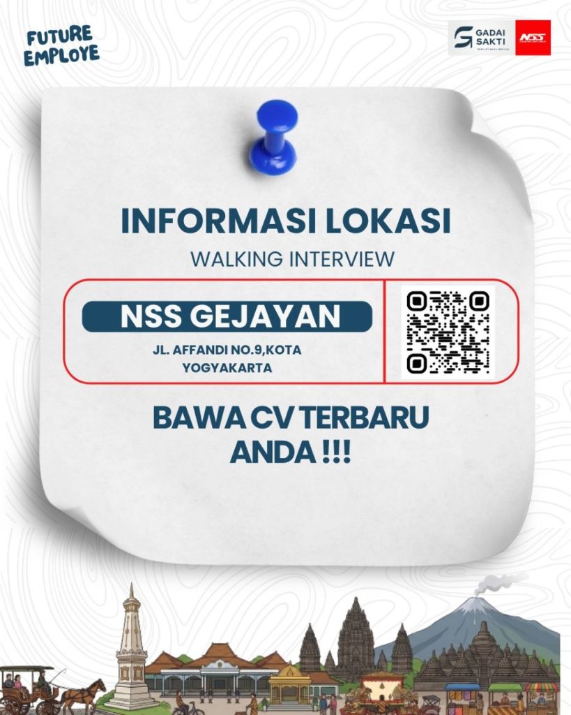 Poster lowongan Gadai Sakti