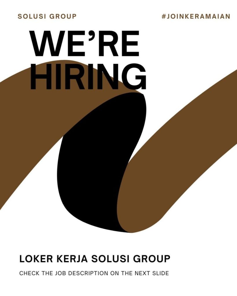 Poster lowongan Solusi Group