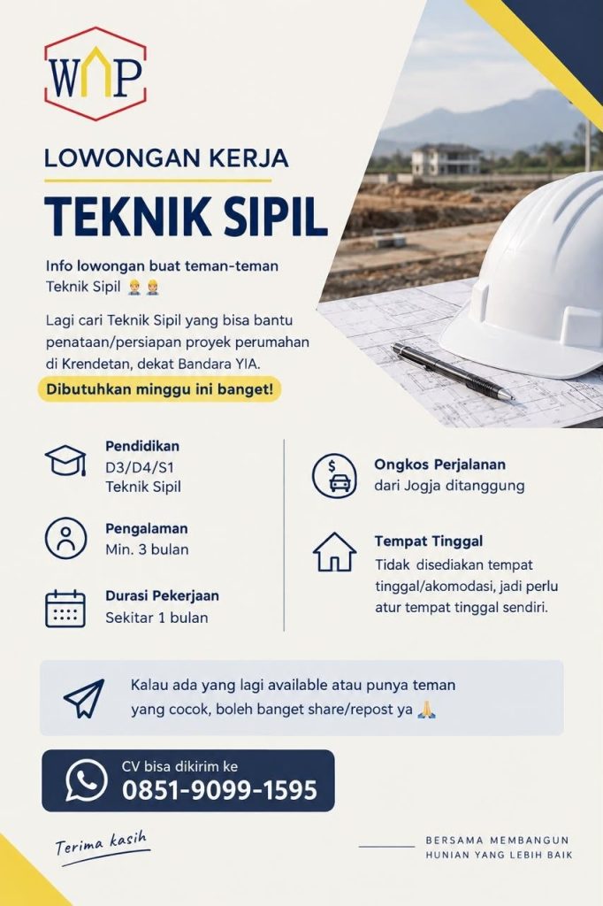 Poster lowongan WIP