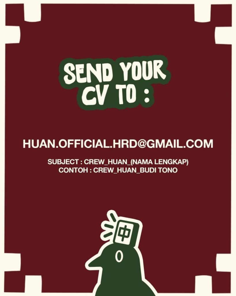 Poster lowongan HUAN