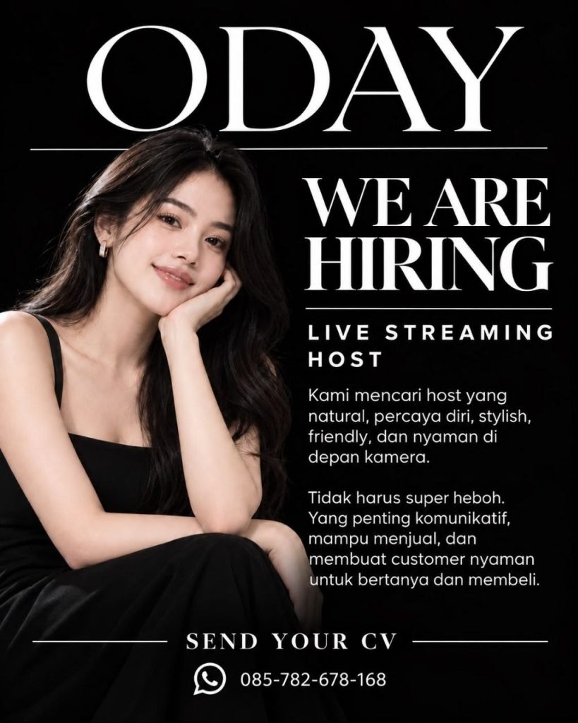Poster lowongan ODAY