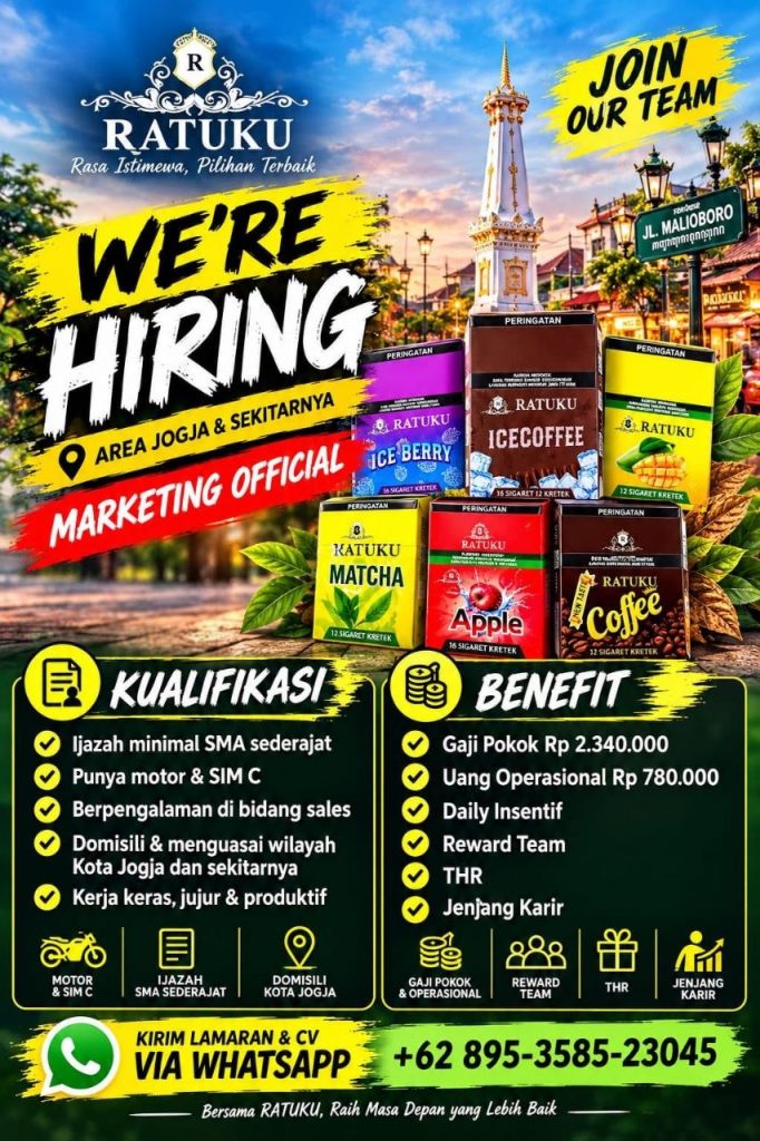 Poster lowongan Ratuku