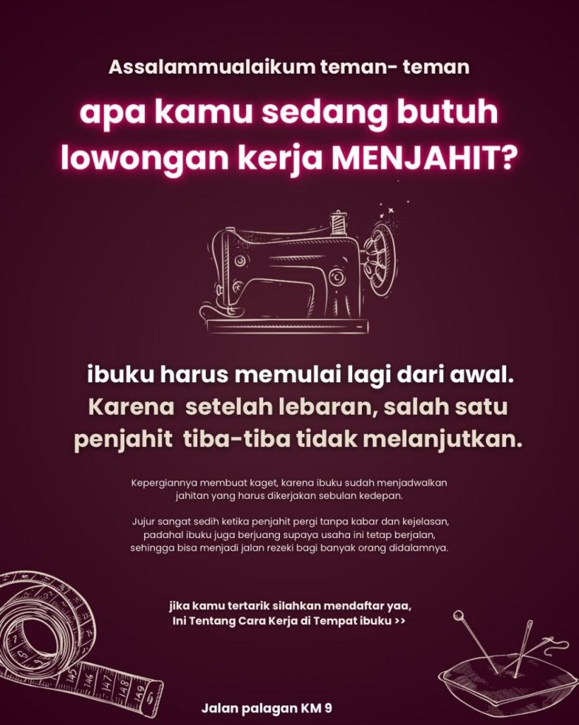 Poster lowongan LOKER JOGJA