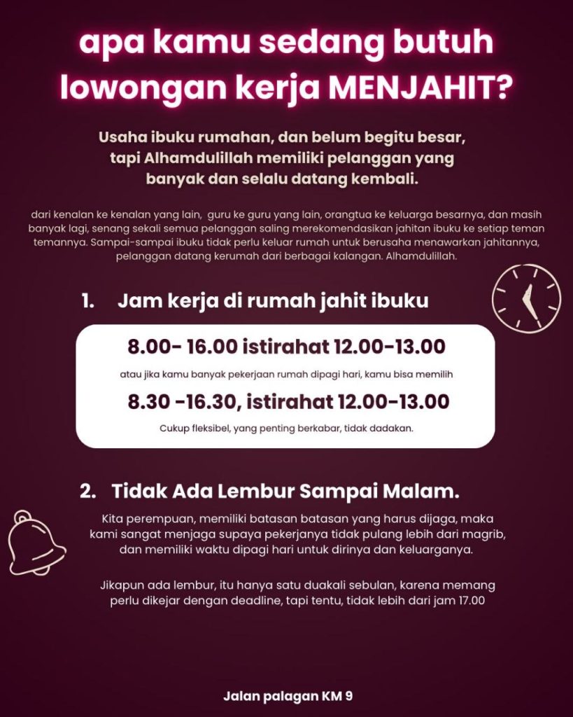 Poster lowongan LOKER JOGJA