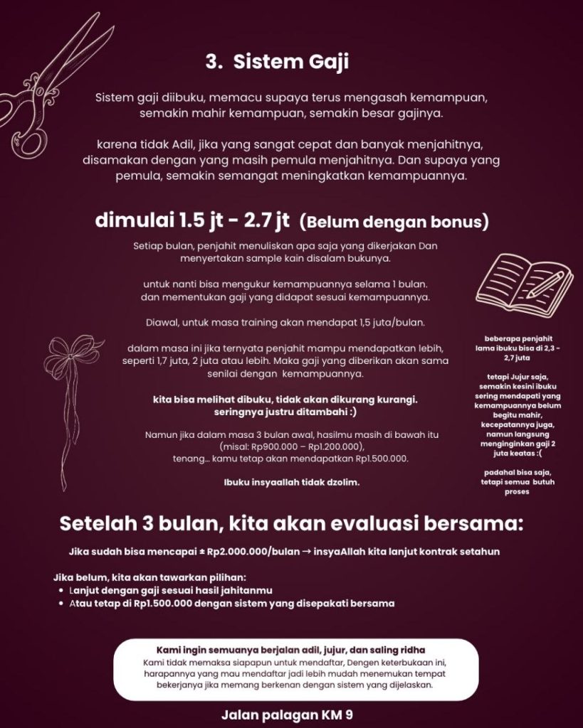 Poster lowongan LOKER JOGJA