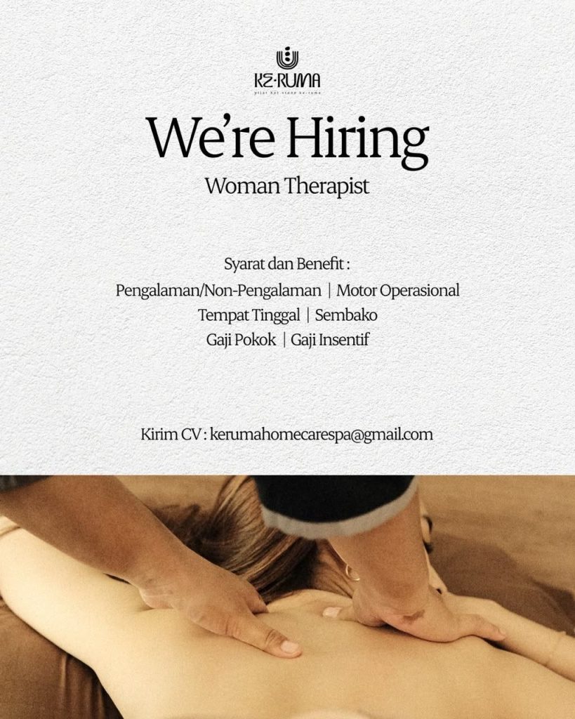 Poster lowongan KE-RUMA